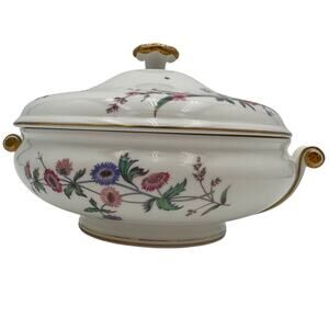 Vintage Covered Vegetable Dish by Wedgwood in Devon Sprays Bone China